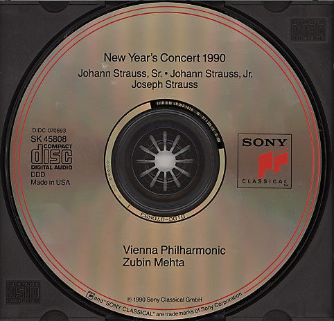 Zubin Mehta, Wiener Philharmoniker : New Year's Concert 1990 (Album)