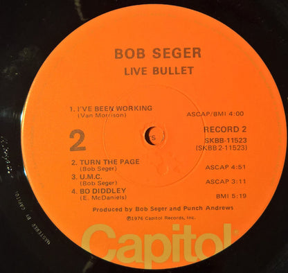 Bob Seger And The Silver Bullet Band : Live Bullet (LP,Album)