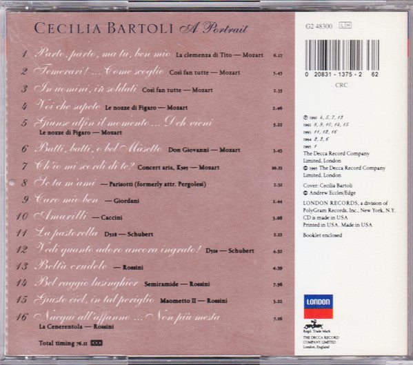 Cecilia Bartoli : A Portrait (Compilation,Club Edition)