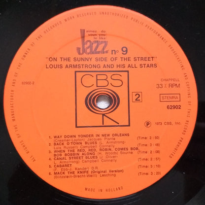 Louis Armstrong And His All-Stars : On The Sunny Side Of The Street (LP,Compilation,Mono)