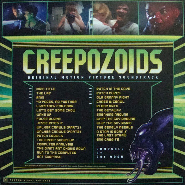 Guy Moon : Creepozoids (Original Motion Picture Soundtrack) (LP,Album,Limited Edition,Stereo)