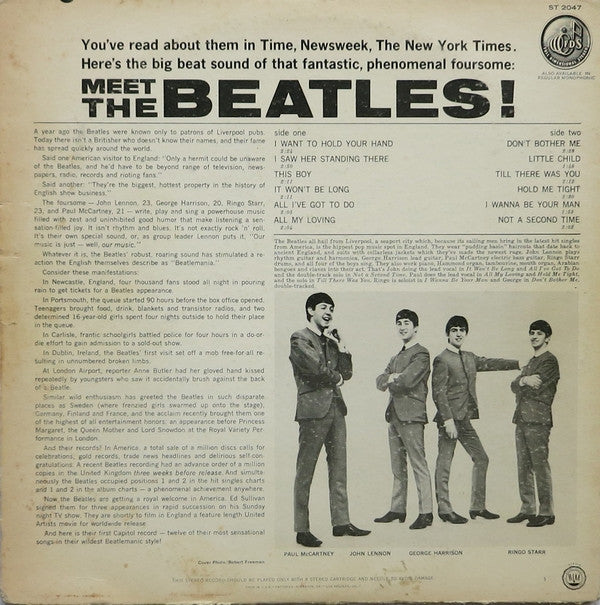 Beatles, The : Meet The Beatles! (LP,Album,Stereo)