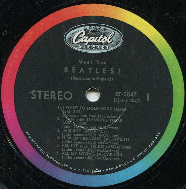 Beatles, The : Meet The Beatles! (LP,Album,Stereo)