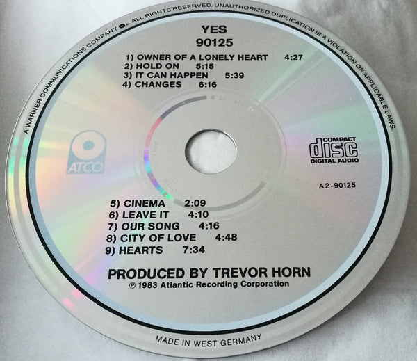 Yes : 90125 (Album,Reissue)