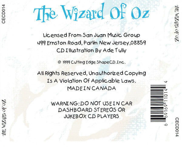 Unknown Artist : The Wizard Of Oz (Shape)