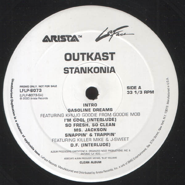 OutKast : Stankonia (LP,Album,Promo)