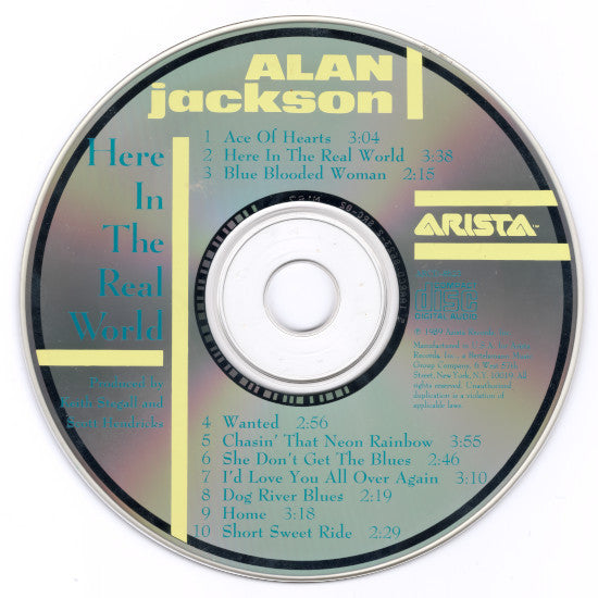 Alan Jackson (2) : Here In The Real World (Album,Club Edition)