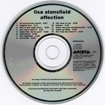 Lisa Stansfield : Affection (Album,Stereo)