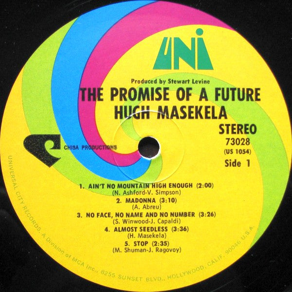 Hugh Masekela : The Promise Of A Future (LP,Album,Repress,Stereo)