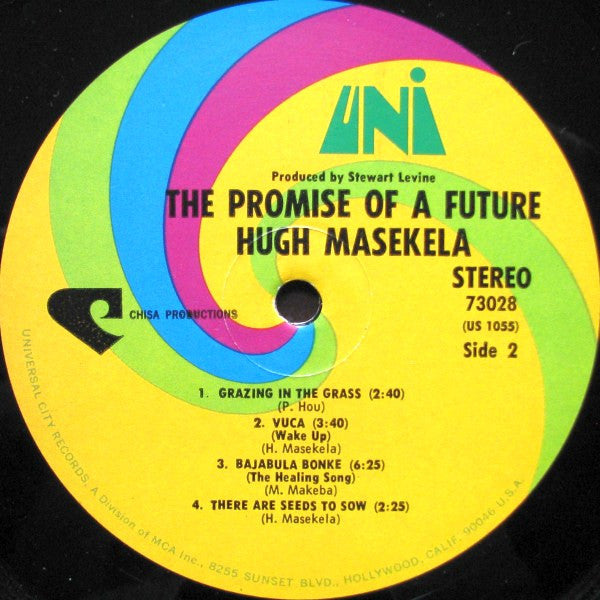 Hugh Masekela : The Promise Of A Future (LP,Album,Repress,Stereo)