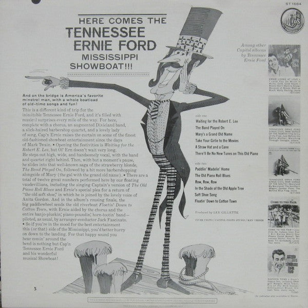 Tennessee Ernie Ford : Here Comes The Tennessee Ernie Ford Mississippi Showboat (LP,Album,Stereo)