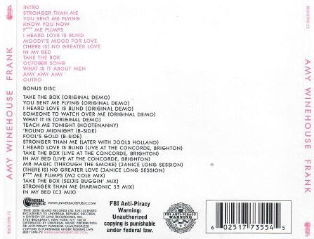 Amy Winehouse : Frank (Album)