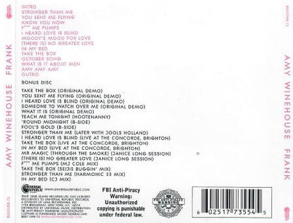 Amy Winehouse : Frank (Album)