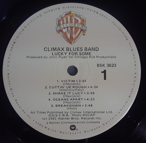 Climax Blues Band : Lucky For Some (LP,Album)
