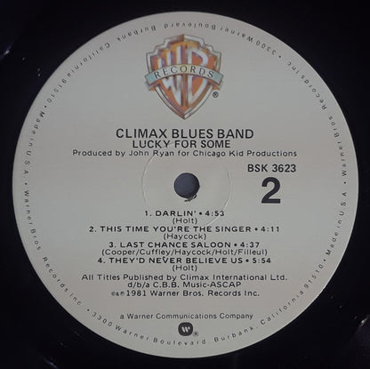 Climax Blues Band : Lucky For Some (LP,Album)