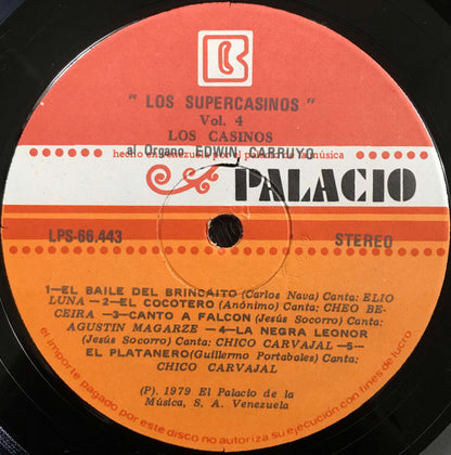 Los Casinos (2) : Los Supercasinos Vol. 4 (LP,Album)