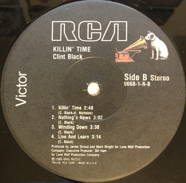 Clint Black : Killin' Time (LP,Album)