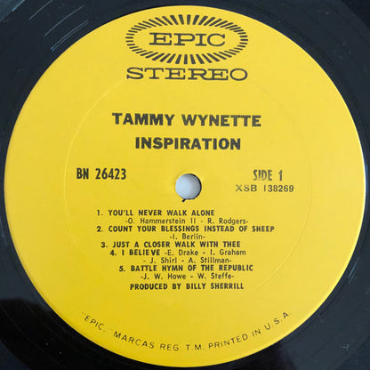 Tammy Wynette : Inspiration (LP,Album,Stereo)