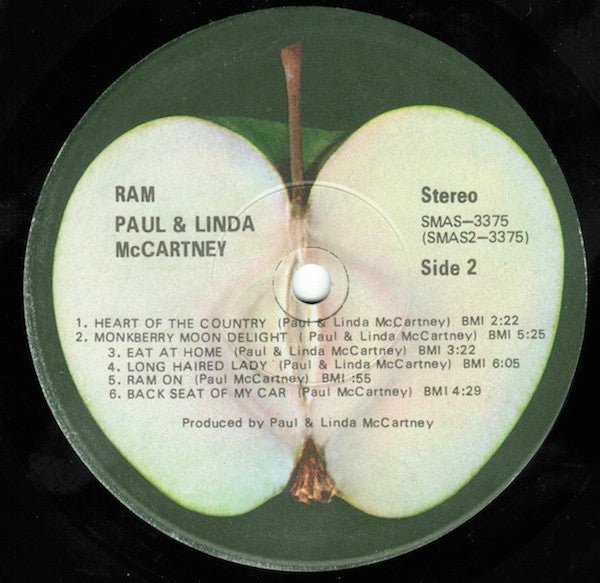 Paul & Linda McCartney : Ram (LP,Album,Stereo)