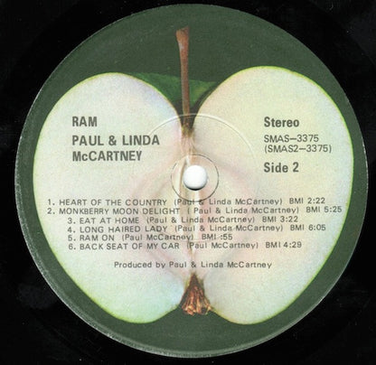 Paul & Linda McCartney : Ram (LP,Album,Stereo)