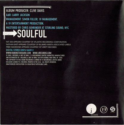 Ruben Studdard : Soulful (Album)