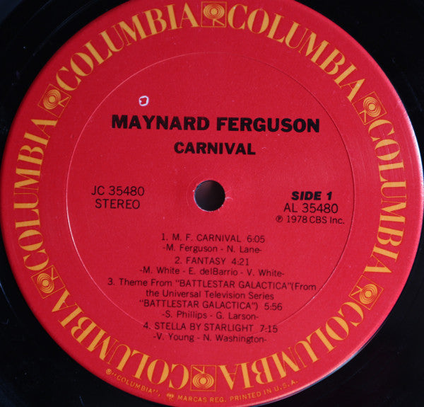 Maynard Ferguson : Carnival (LP,Album)