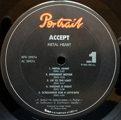 Accept : Metal Heart (LP,Album)