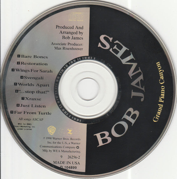 Bob James : Grand Piano Canyon (Album,Club Edition)