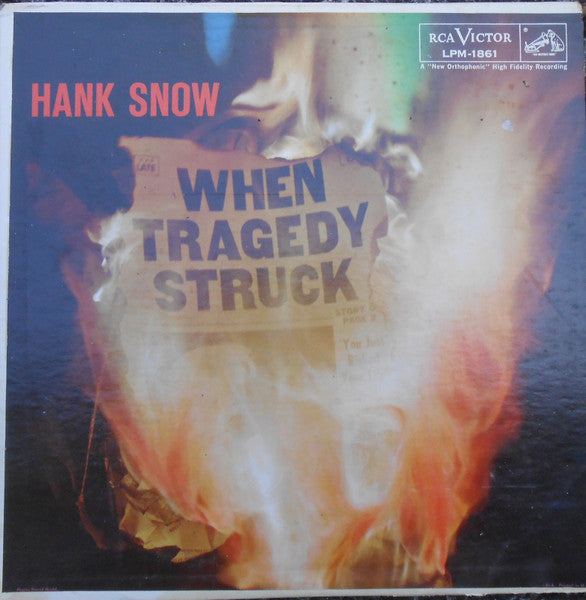 Hank Snow : When Tragedy Struck (LP,Album,Repress,Mono)