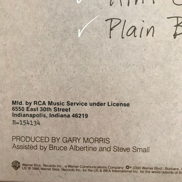 Gary Morris : Plain Brown Wrapper (LP,Album,Club Edition)