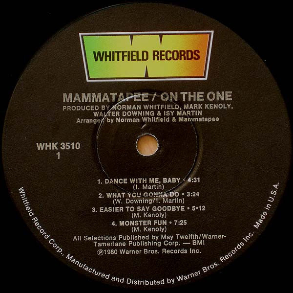 Mammatapee : On The One (LP,Album)