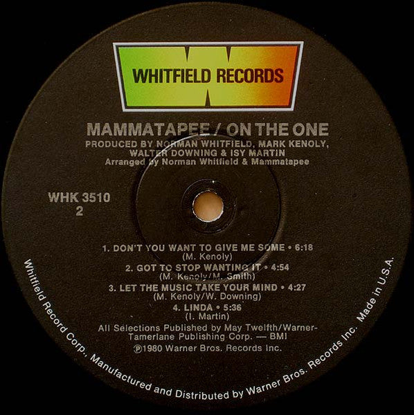 Mammatapee : On The One (LP,Album)