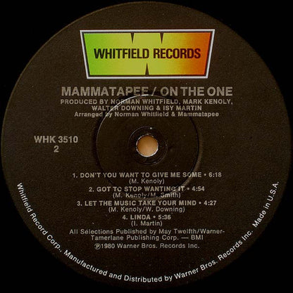 Mammatapee : On The One (LP,Album)