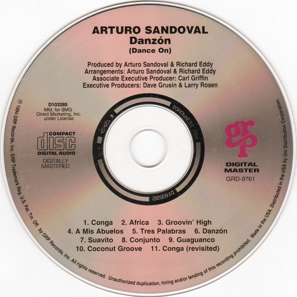 Arturo Sandoval : Danzón (Dance On) (Album,Club Edition)