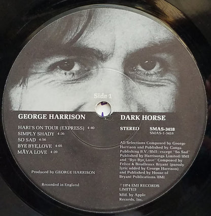 George Harrison : Dark Horse (LP,Album)