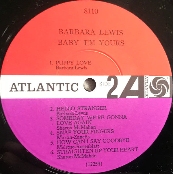 Barbara Lewis : Baby, I'm Yours (LP,Album,Mono)