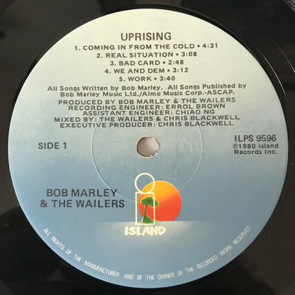 Bob Marley & The Wailers : Uprising (LP,Album)