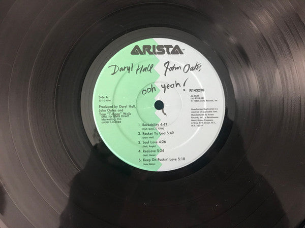 Daryl Hall & John Oates : Ooh Yeah! (LP,Album,Club Edition)