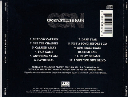 Crosby, Stills & Nash : CSN (Album,Reissue,Remastered)