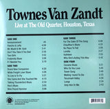 Townes Van Zandt : Live At The Old Quarter, Houston, Texas (LP,Album,Reissue)