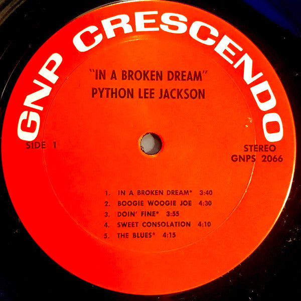 Python Lee Jackson : In A Broken Dream (LP,Album)