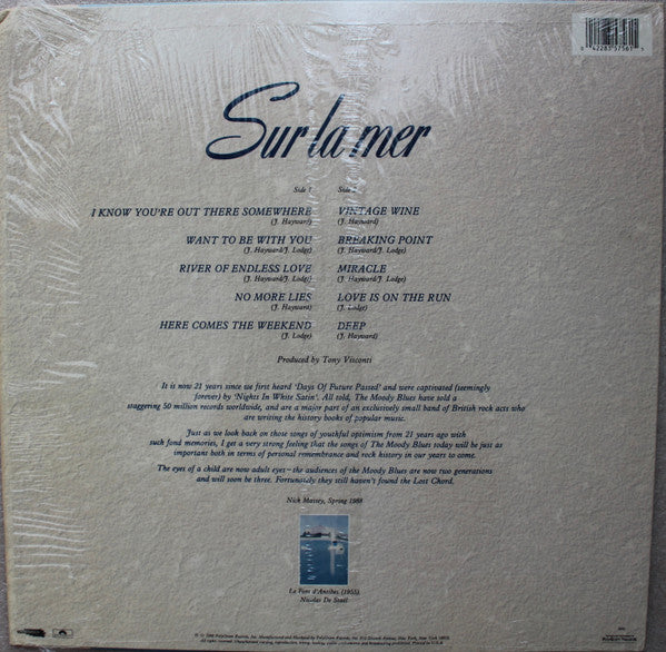 Moody Blues, The : Sur La Mer (LP,Album)
