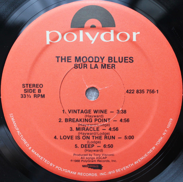 Moody Blues, The : Sur La Mer (LP,Album)