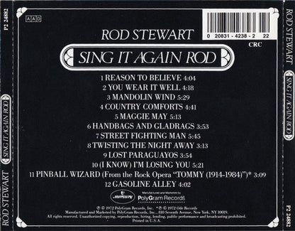 Rod Stewart : Sing It Again Rod (Compilation,Club Edition)