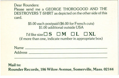 George Thorogood & The Destroyers : Move It On Over (LP,Album)