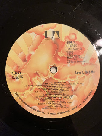 Kenny Rogers : Love Lifted Me (LP,Album,Reissue)