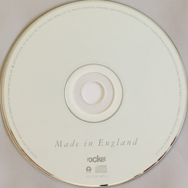 Elton John : Made In England (Album)