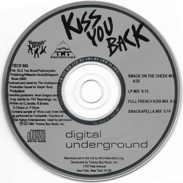 Digital Underground : Kiss You Back (Maxi-Single)
