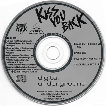 Digital Underground : Kiss You Back (Maxi-Single)