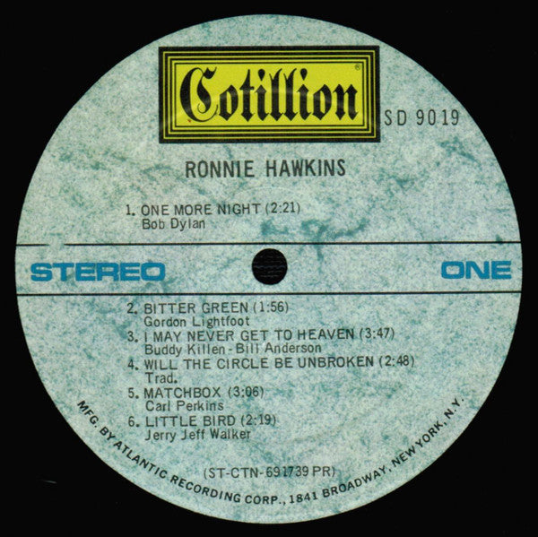 Ronnie Hawkins : Ronnie Hawkins (LP,Album,Stereo)